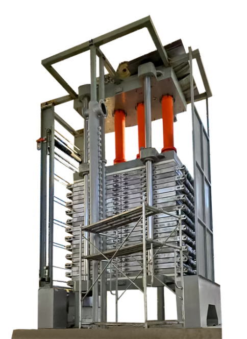 vertical filter press