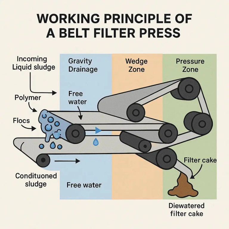Belt Filter Press for Mining Tailings Dewatering & Dry Stacking
