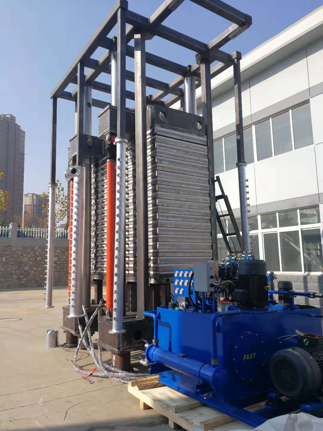 TFP Tower Filter Press Cake Washing and Air Drying